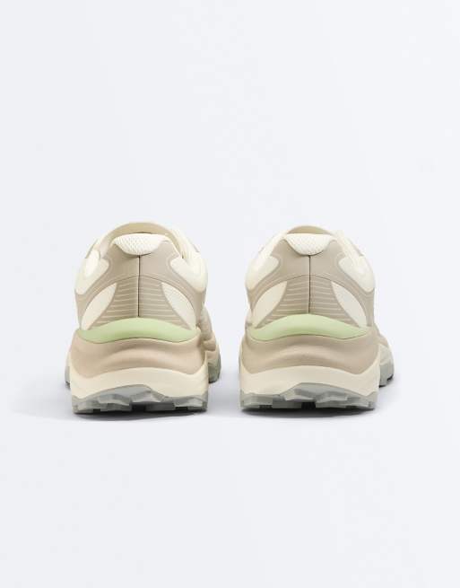 OYSHO sneakers bianche multipezzo a contrasto per il tempo libero, 6 di 7