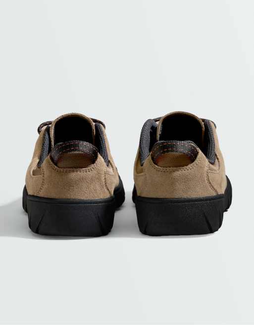 OYSHO sneakers i delat läder i naturvit, 6 av 7