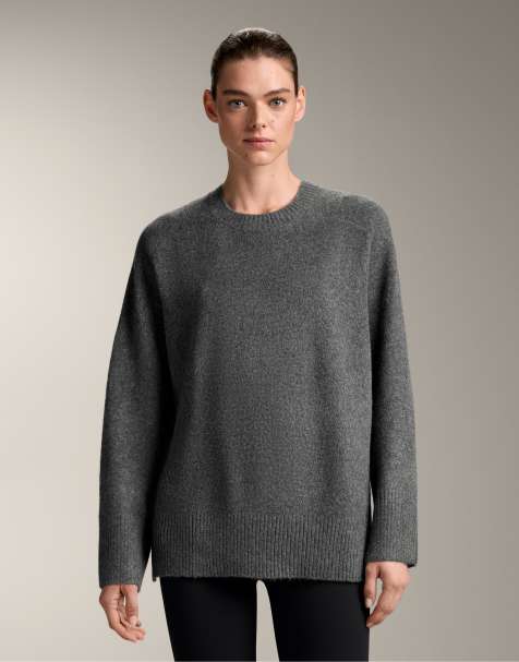 OYSHO Soft knit sweater with round neck in grey - view 1