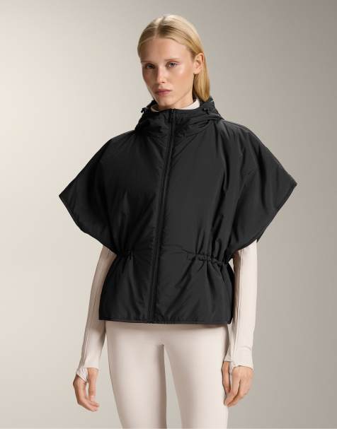 OYSHO - Sort foret vest med hætte - view 1