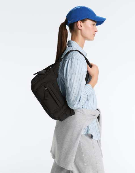 OYSHO - Sort minitaske med store lommer - view 1