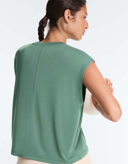 OYSHO - Sort ærmeløs T-shirt i modalblanding, 5 af 7