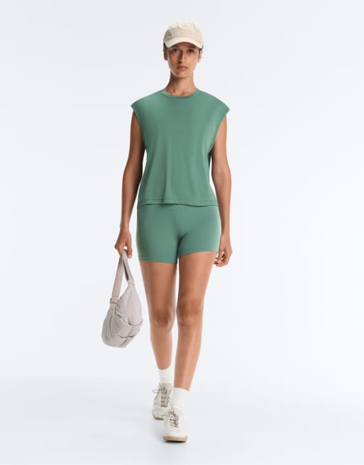 OYSHO - Sort ærmeløs T-shirt i modalblanding, 6 af 7