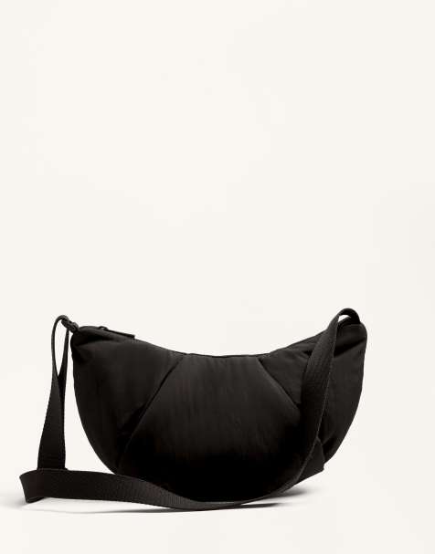 OYSHO - Sort vatteret crossbody-taske - view 1