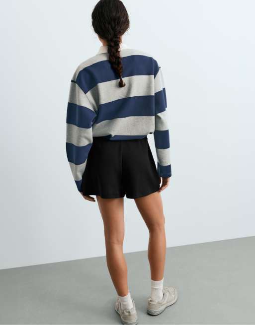 Oysho - Sorte shorts i blød modalblanding, 4 af 5