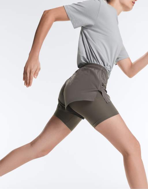 OYSHO - Sorte tekniske 2-i-1-shorts med mellemhøj talje, 3 af 4