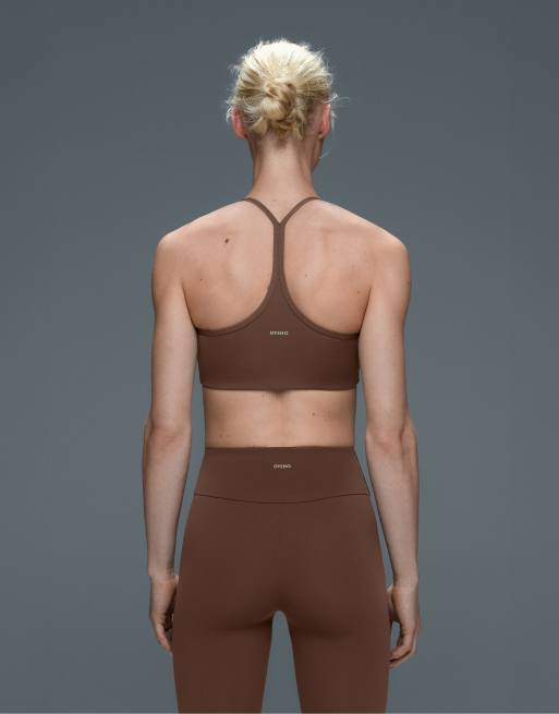 OYSHO soutien-gorge de sport Comfortlux à maintien léger marron, 2 de 7