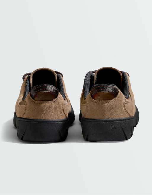 OYSHO Split-leather trainers in natural, 4 of 5