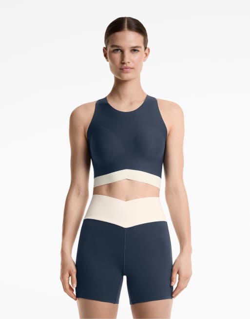 Oysho – Sport-Set in Mitternachtsblau