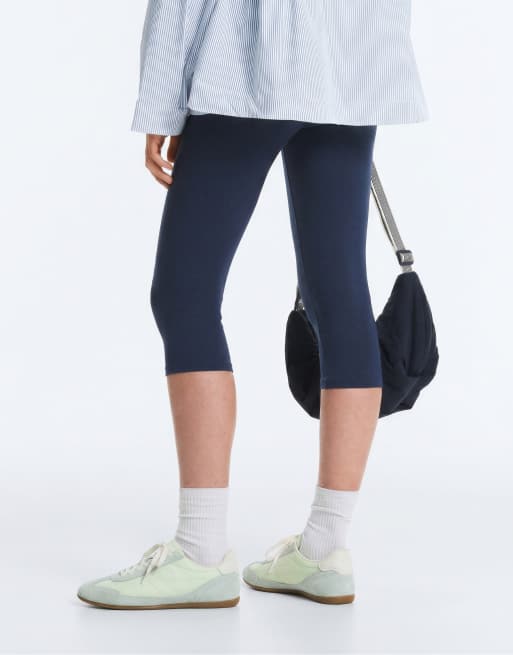 OYSHO - Sport - Sneakers verdi in pelle combinata e tessuto a rete, 2 di 7