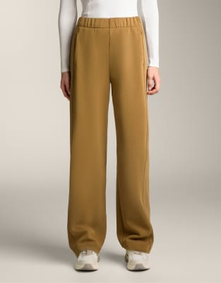 OYSHO - Straight-Fit-Hose aus angerautem Modal in Acid-Grün