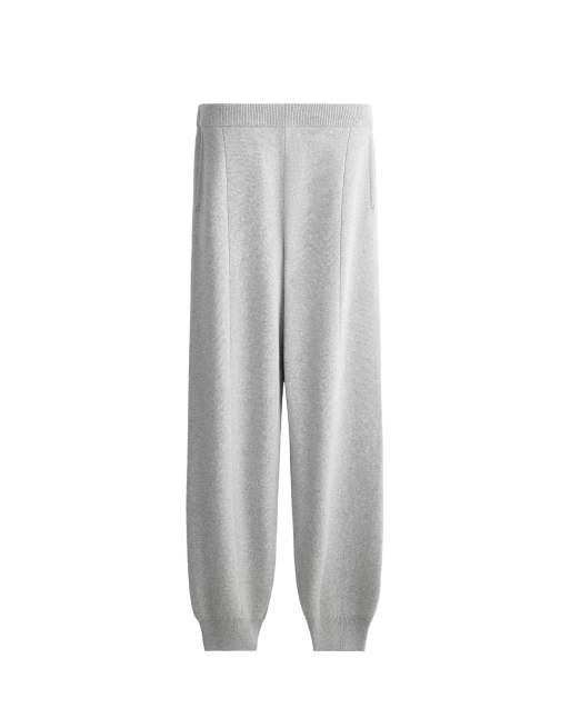OYSHO Strick-Jogger aus Baumwollmix in Hellgrau, 5 von 5
