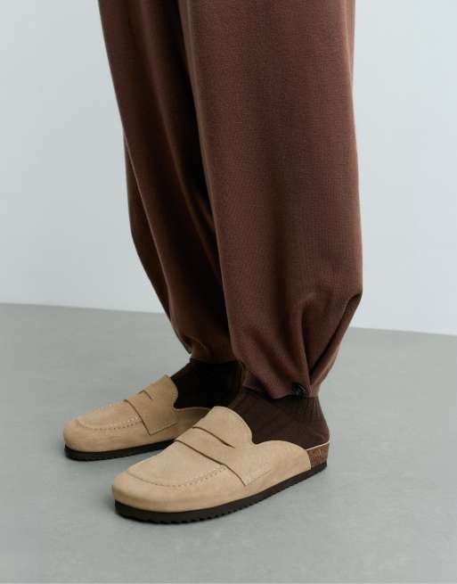 OYSHO Strickhose mit Ballonschnitt in Kakao, 3 von 6
