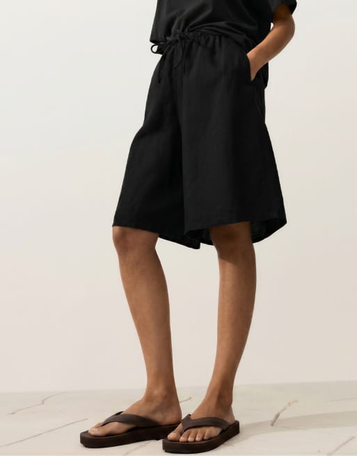 OYSHO – Strukturierte Strandsandalen in Braun mit Plateausohle, 3 von 4