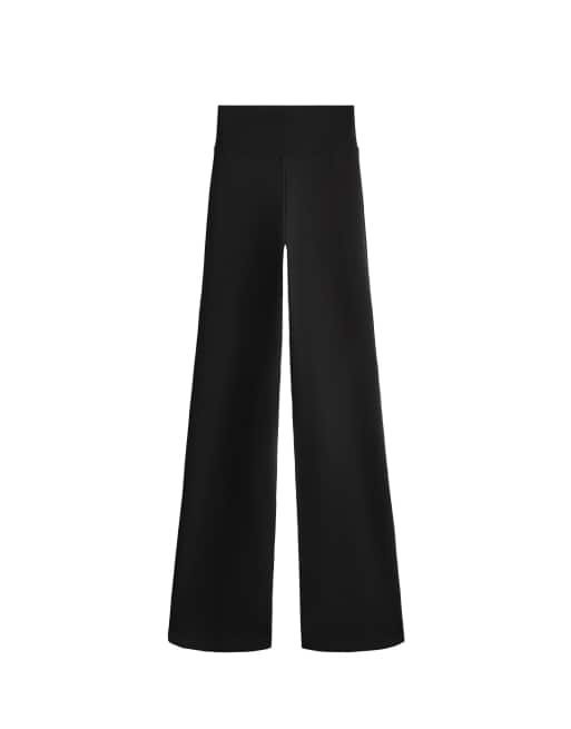 OYSHO superhögmidjade bootcut-byxor med extra värme och sömlös design i svart, 7 av 7
