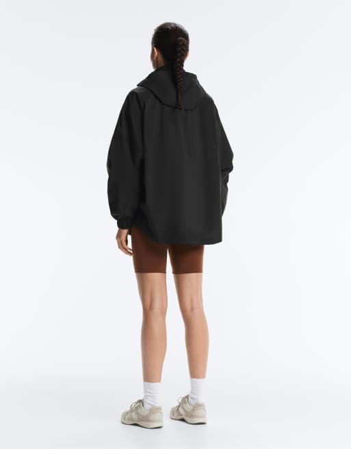 OYSHO – Superleichte, verstaubare, 10K wasserdichte Jacke in Schwarz, 4 von 4