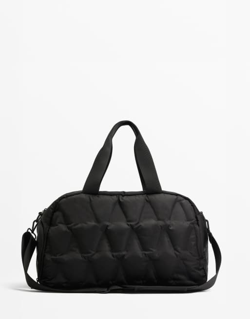 Oysho – Svart, vadderad, teknisk sportbag