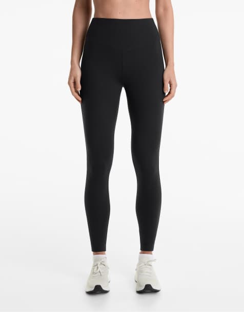 Oysho – Svarta, ankellånga leggings i polyamid med bomullskänsla, 65cm - view 1