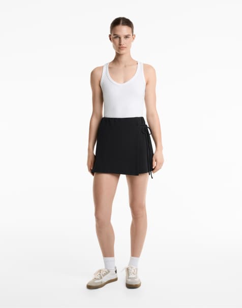 Oysho – Svarta mjuka shorts i modal - view 1