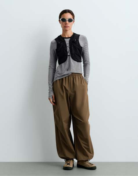 OYSHO T-shirt à manches longues rayé noir - view 1