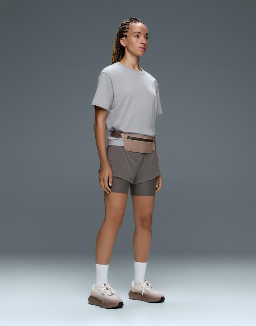 OYSHO - T-shirt coupe carrée en coton mélangé à inscription - Gris, 2 de 6