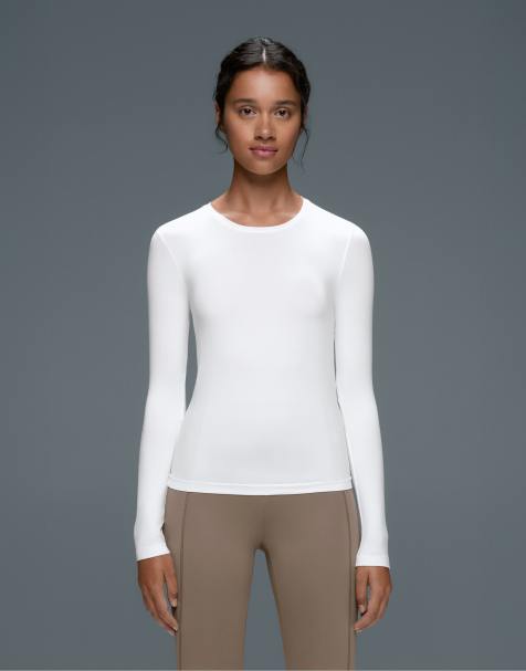 OYSHO t-shirt de sous-couche sans coutures écru - view 1
