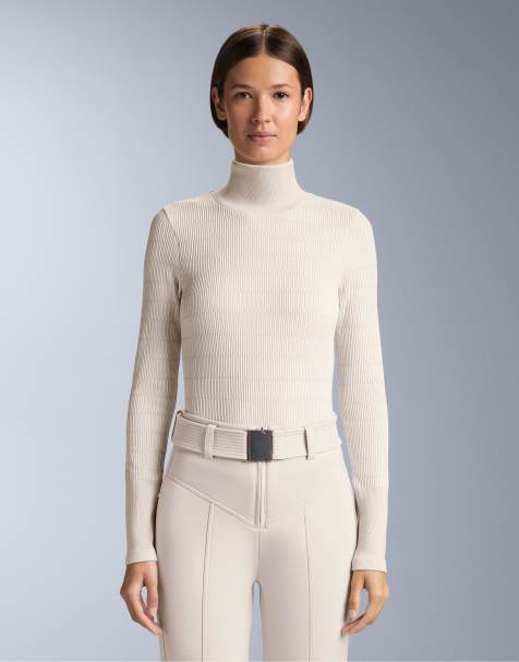 OYSHO - T-shirt senza cuciture base layer termica color rosa chiaro con motivo geometrico - view 1