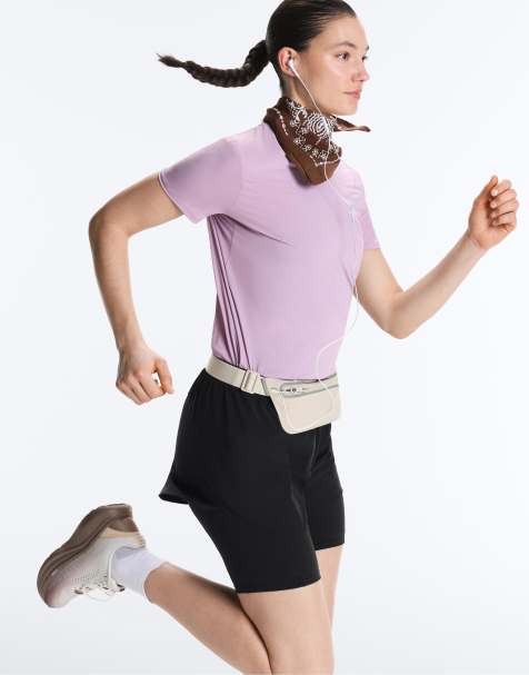 OYSHO - T-shirt technique à manches courtes - Violet - view 1