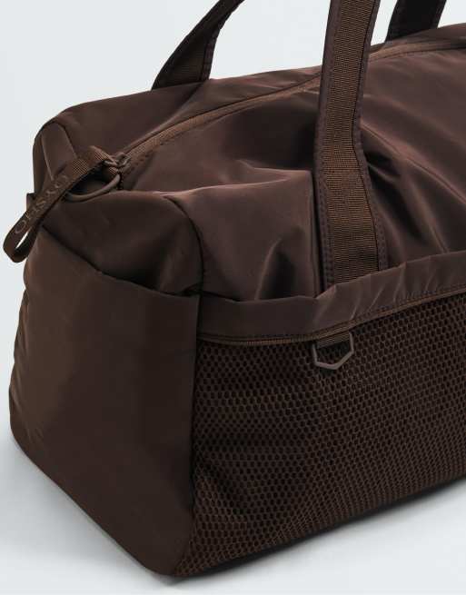 OYSHO – Tasche aus Funktionsmaterial in Braun mit zwei Fächern, 4 von 6