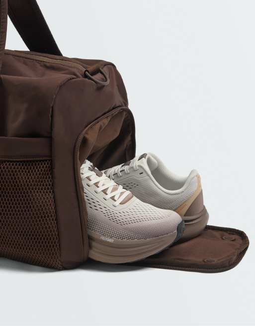 OYSHO – Tasche aus Funktionsmaterial in Braun mit zwei Fächern, 5 von 6