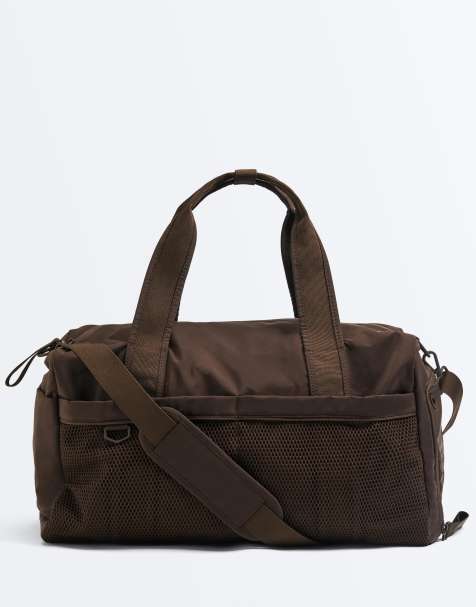 OYSHO Technical bag with double compartment in brown - view 1