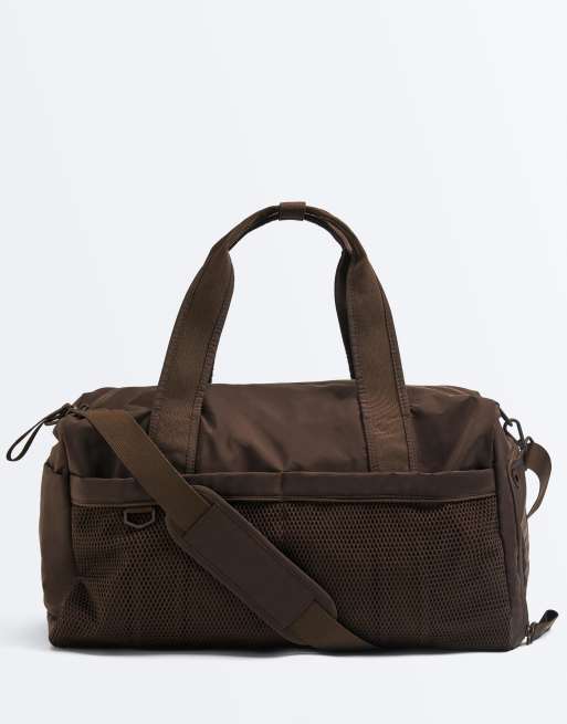OYSHO Technical bag with double compartment in brown, 2 of 4