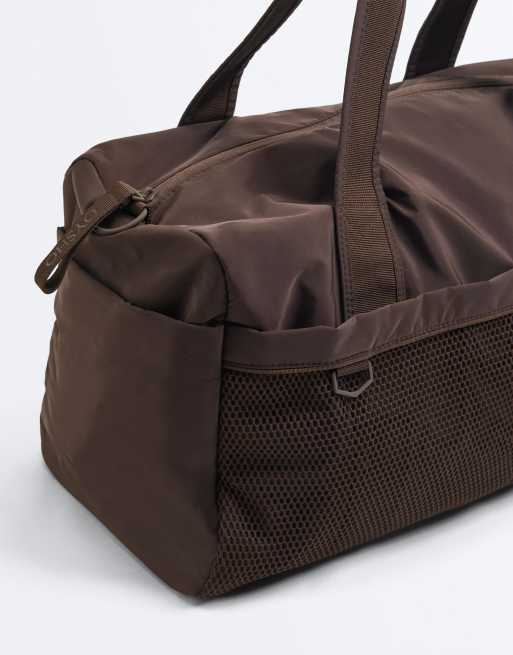 OYSHO Technical bag with double compartment in brown, 4 of 4