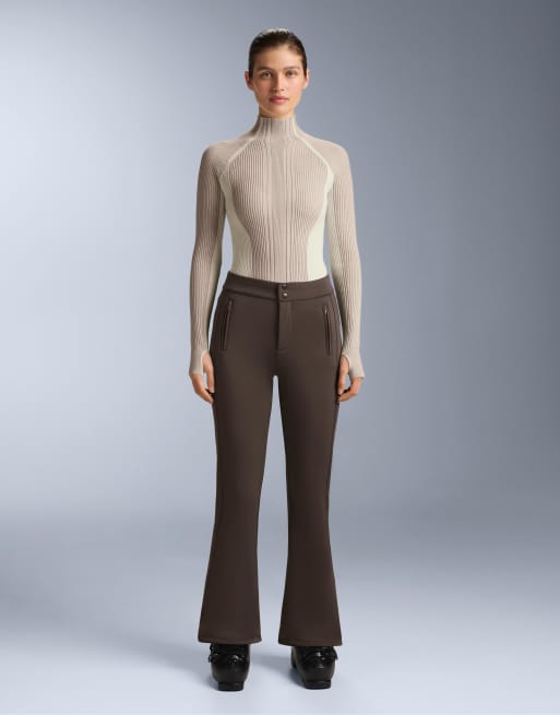 OYSHO – Thermo-Baselayer-T-Shirt aus kontrastierendem Rippstrick in Hellrosa, 2 von 4