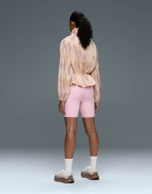 OYSHO Tie-dye track jacket in cream, 4 of 7