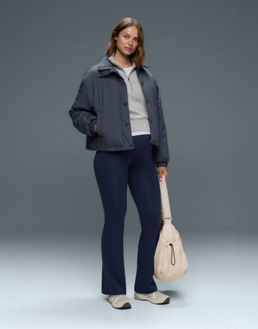 OYSHO Umstands-Comfortlux-Flare-Hose 80 cm in Marineblau, 4 von 6