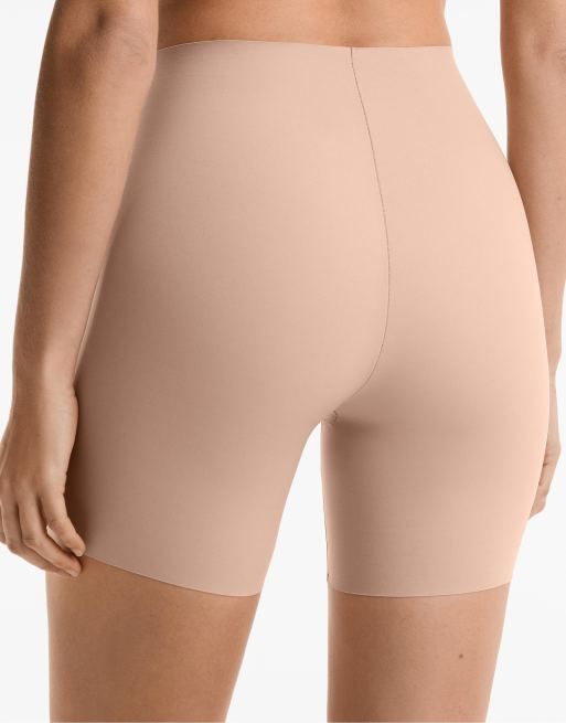OYSHO – Unsichtbare, formende Unterwäsche in Beige mit hohem Bund und Laserschnitt, 3 von 4