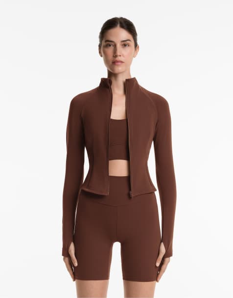 Oysho - Veste chaude légère - Marron - view 1