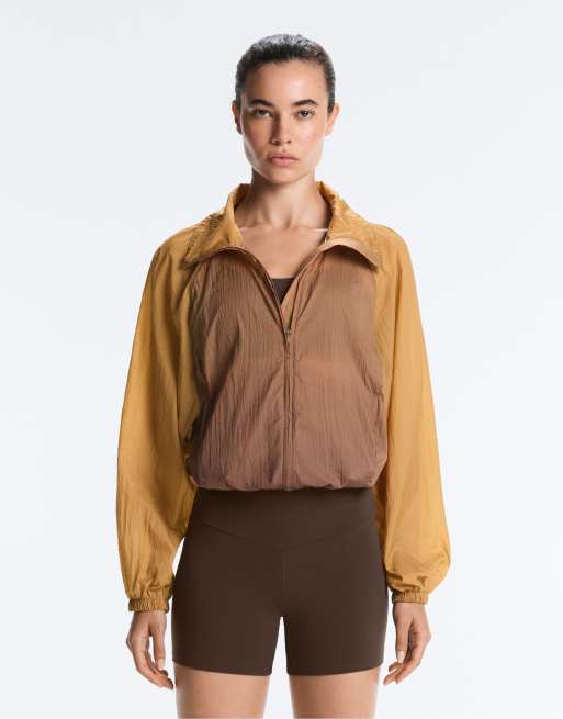 OYSHO - Veste de survêtement dégradée - Marron, 2 de 4