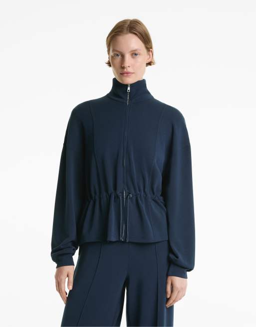 OYSHO - Veste en modal doux - Bleu