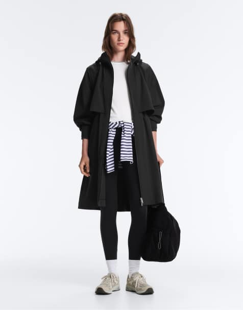 OYSHO - Veste imperméable ultra-légère 10 k - Noir - view 1