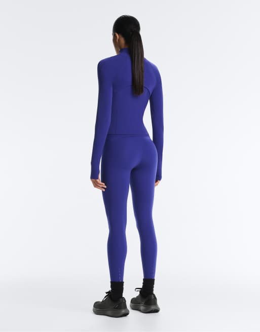 OYSHO - Veste légère et chaude en tissu technique - Bleu de cobalt, 3 de 4