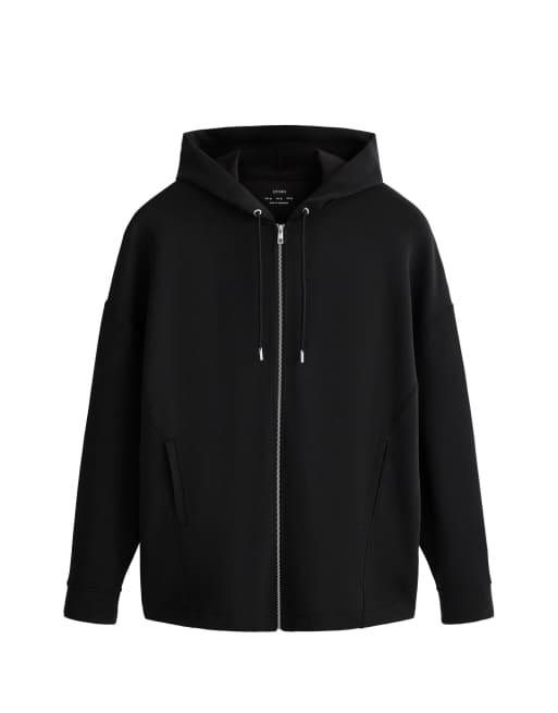 Oysho - Veste longue en modal doux - Noir, 5 de 5