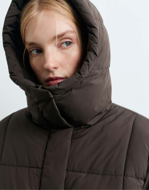 OYSHO veste matelassée trapèze Primaloft® déperlante marron, 3 de 6