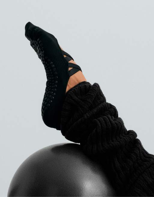 OYSHO Viscose blend legwarmers in black, 3 of 4