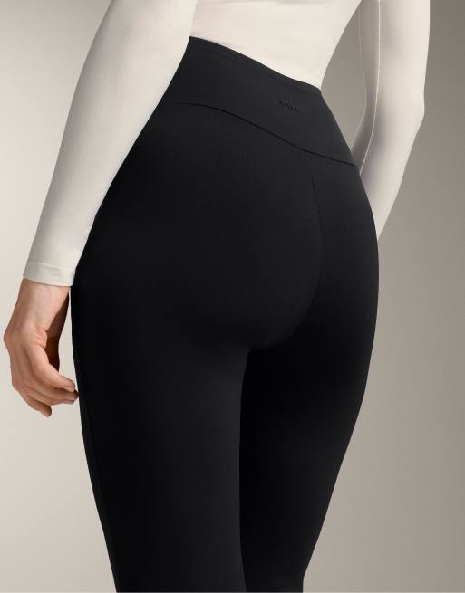 OYSHO Warm flare maternity trousers in black ASOS