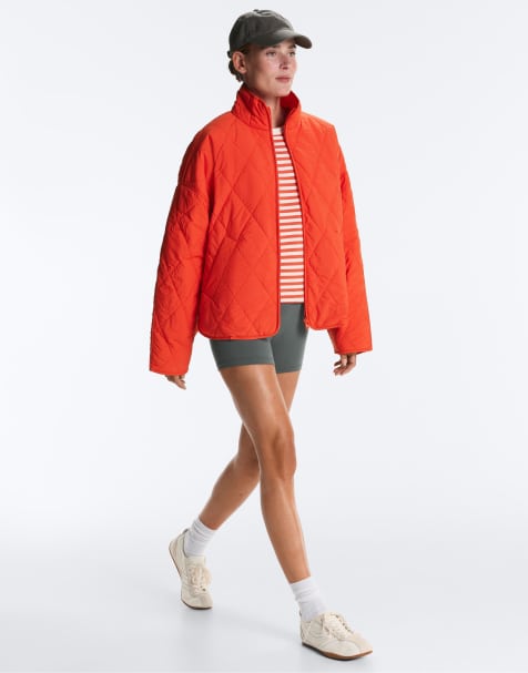 OYSHO – Wasserabweisende Jacke in Orange mit FELLEX® AEROGEL-Wattierung - view 1