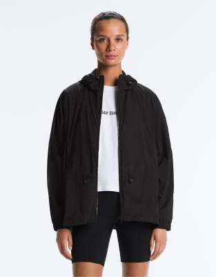 OYSHO - Wasserabweisende Jacke in Schwarz