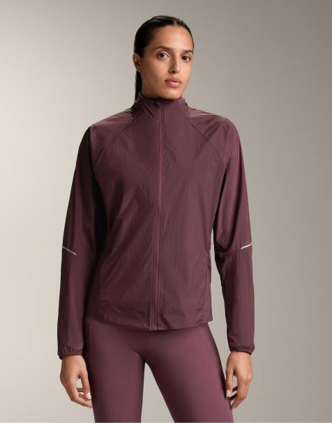 Oysho – Wasserabweisende Laufjacke in Rot - view 1