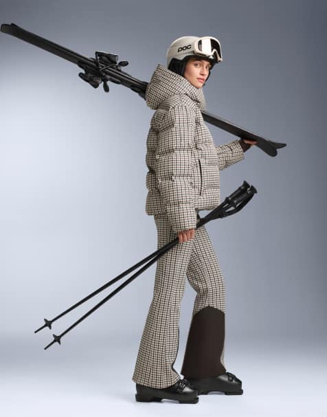 OYSHO Water-resistant printed ski set in light pink - view 1